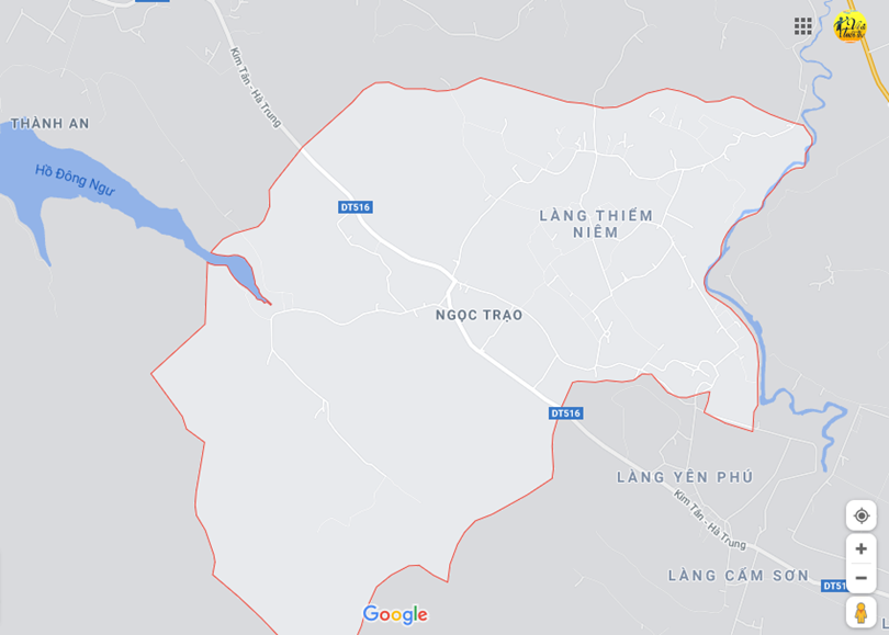 Hình ảnh vị trí địa lý tại Ngọc trạo, Thạch thành, Thanh hóa