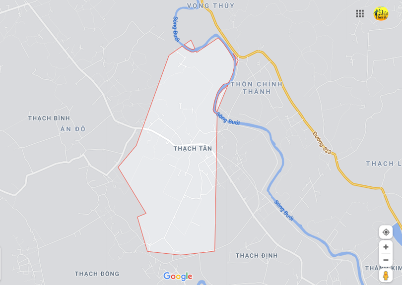 Hình ảnh vị trí địa lý tại Thạch tân, Thạch thành, Thanh hóa