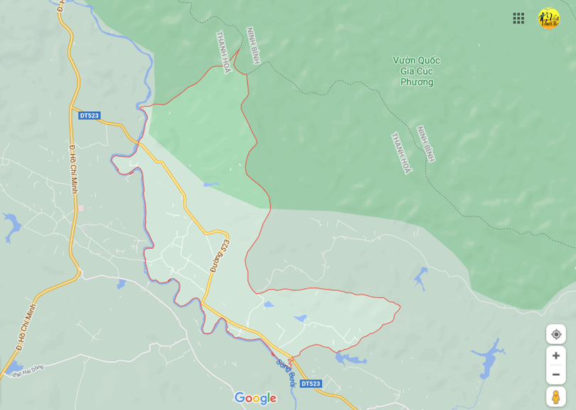 Hình ảnh vị trí địa lý tại Thành mỹ, Thạch thành, Thanh hóa