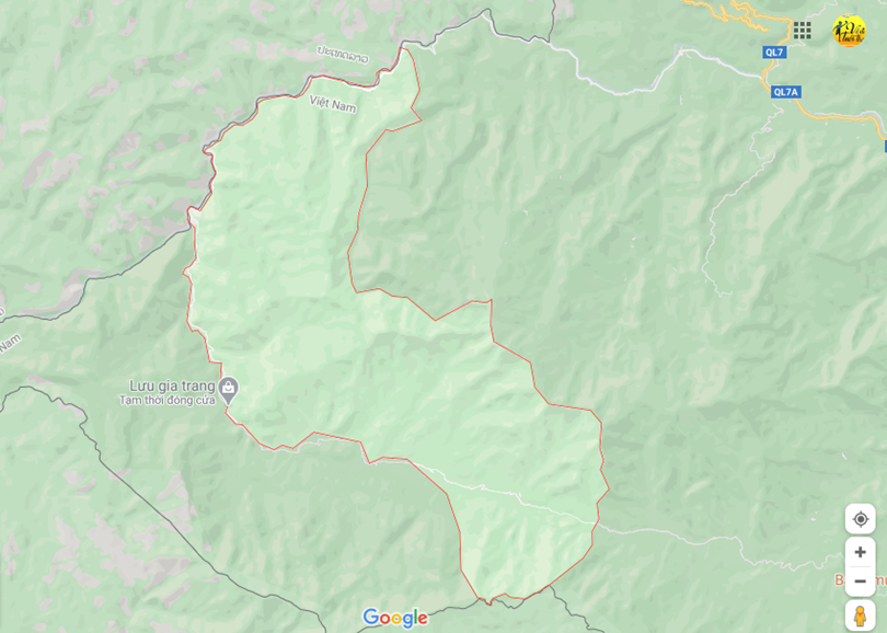  Vị trí địa lý tại Mường típ, Kỳ sơn, Nghệ an