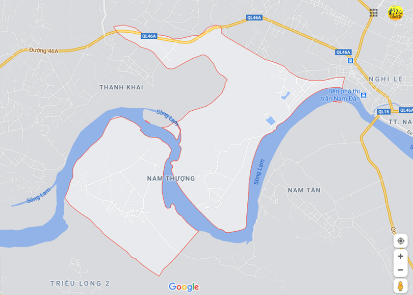 Hình ảnh vị trí địa lý tại Nam thượng, Nam đàn, Nghệ an