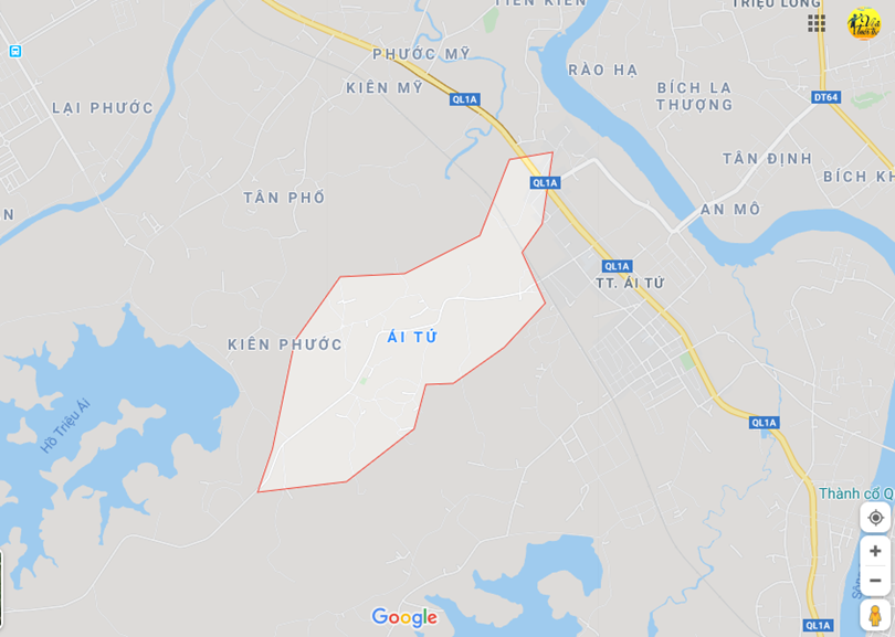  Vị trí địa lý tại Ái tử, Triệu phong, Quảng trị