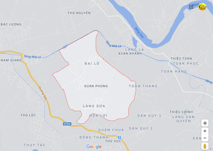 Hình ảnh vị trí địa lý tại Xuân Phong, Thọ Xuân, Thanh Hóa