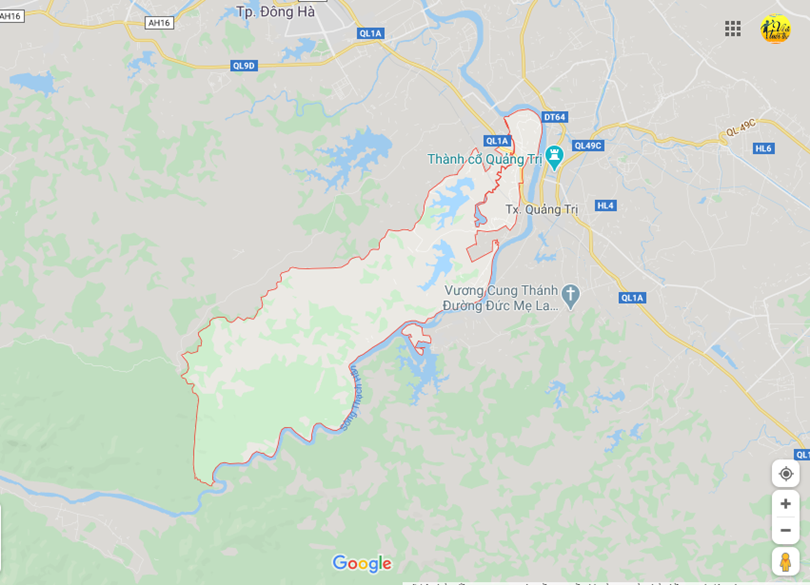  Vị trí địa lý tại Triệu thượng, Triệu phong, Quảng trị