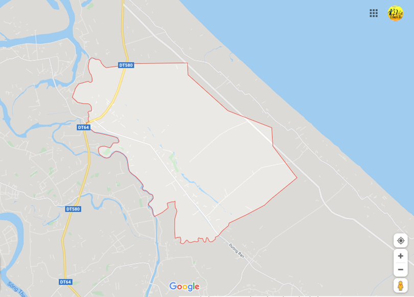 Vị trí địa lý tại Triệu trạch, Triệu phong, Quảng trị