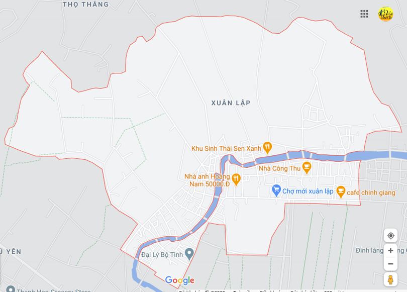 Hình ảnh vị trí địa lý tại Xuân Lập, Thọ Xuân, Thanh Hóa