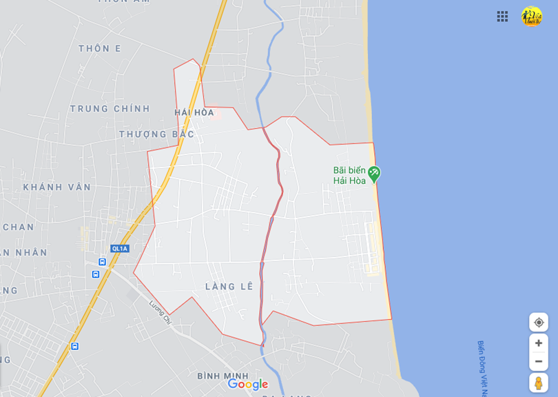 Hình ảnh vị trí địa lý tại Hải hòa, Tĩnh gia, Thanh Hóa