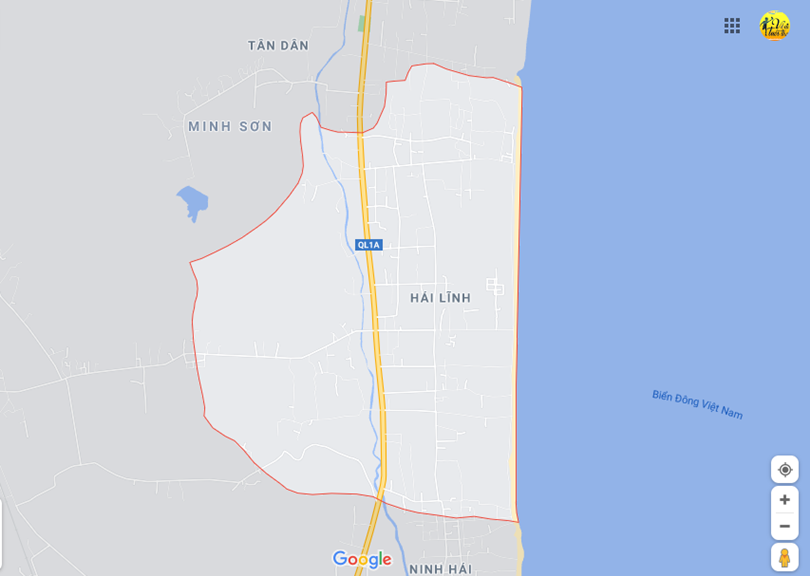 Hình ảnh vị trí địa lý tại Hải lĩnh, Tĩnh gia, Thanh Hóa