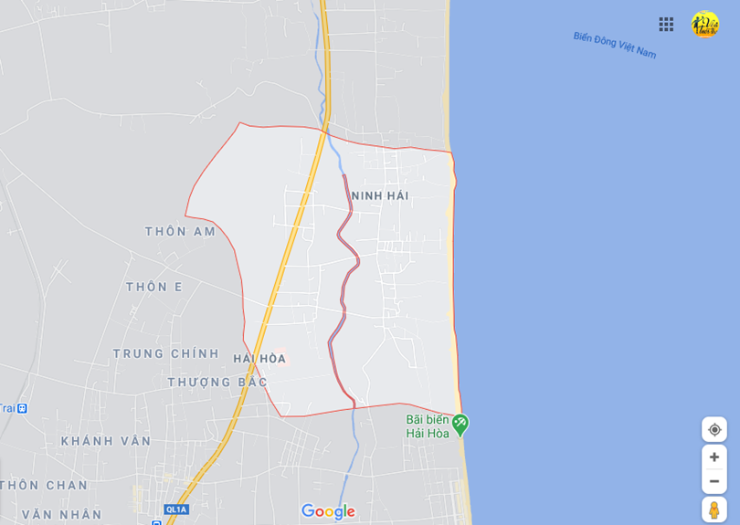 Hình ảnh vị trí địa lý tại Ninh hải, Tĩnh gia, Thanh Hóa