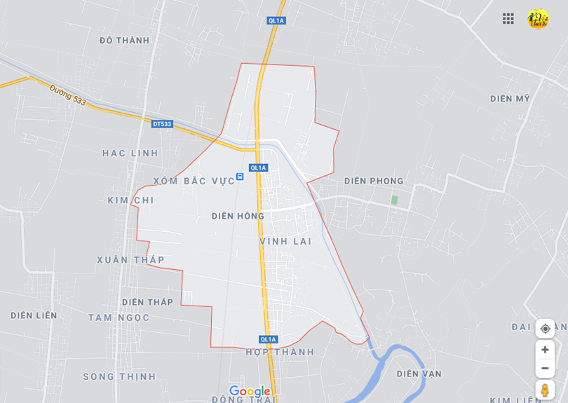 Hình ảnh vị trí địa lý tại Diễn hồng, Diễn châu, Nghệ an