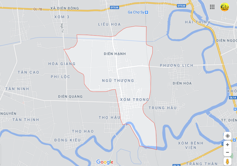 Hình ảnh vị trí địa lý tại Diễn hạnh, Diễn châu, Nghệ an