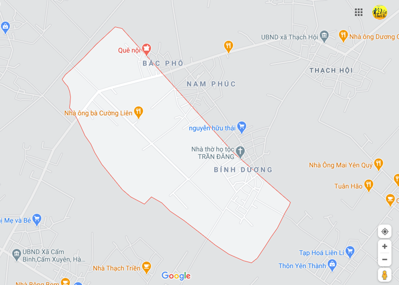 Hình ảnh vị trí địa lý tại Thạch hội, Thạch hà, Hà tĩnh