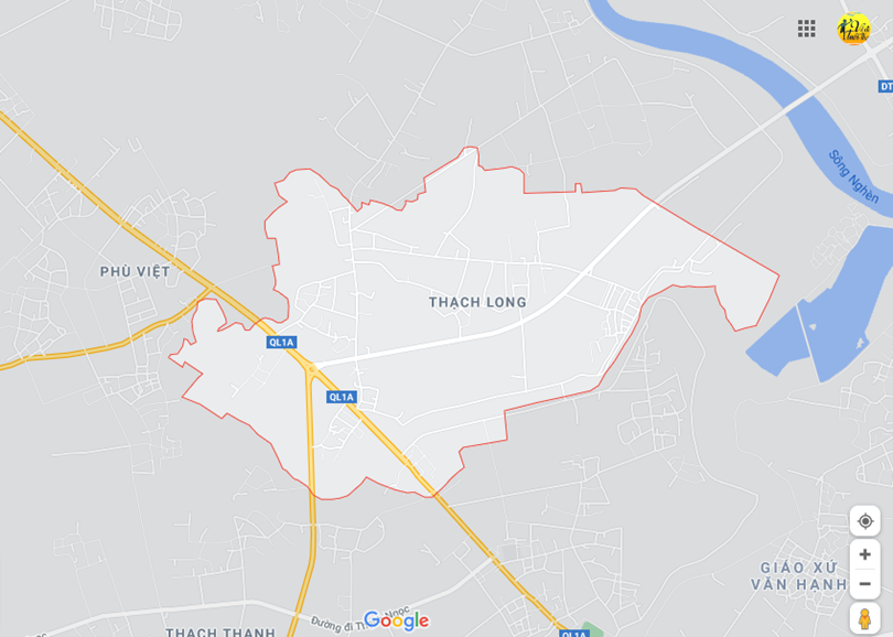 Hình ảnh vị trí địa lý tại Thạch long, Thạch hà, Hà tĩnh