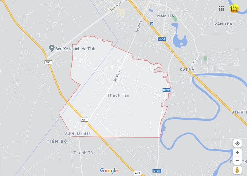 Hình ảnh vị trí địa lý tại Thạch tân, Thạch hà, Hà tĩnh