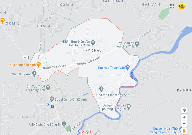 Hình ảnh vị trí địa lý tại Kỳ châu, Kỳ anh, Hà tĩnh