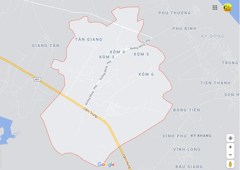 Hình ảnh vị trí địa lý tại Kỳ đồng, Kỳ anh, Hà tĩnh