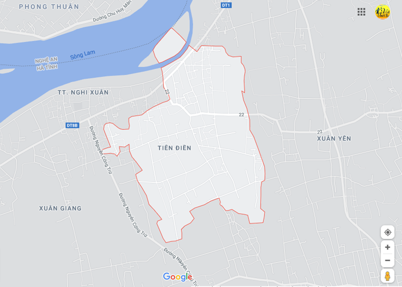 Hình ảnh vị trí địa lý tại Tiên điền, Nghi xuân, Hà tĩnh