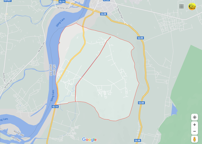 Hình ảnh vị trí địa lý tại Xuân hồng, Nghi xuân, Hà tĩnh