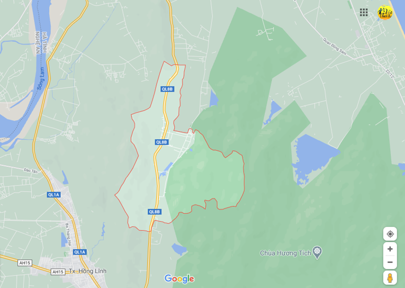 Hình ảnh vị trí địa lý tại Xuân lĩnh, Nghi xuân, Hà tĩnh