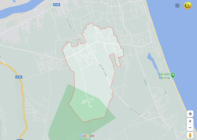 Hình ảnh vị trí địa lý tại Xuân mỹ, Nghi xuân, Hà tĩnh