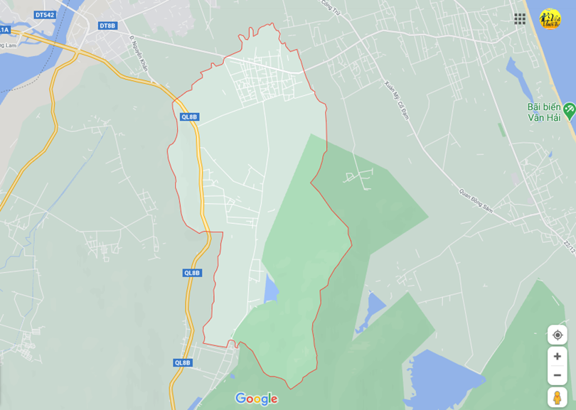 Hình ảnh vị trí địa lý tại Xuân viên, Nghi xuân, Hà tĩnh