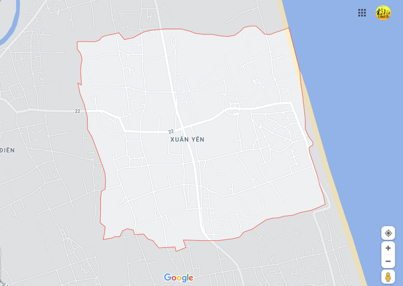 Hình ảnh vị trí địa lý tại Xuân yên, Nghi xuân, Hà tĩnh