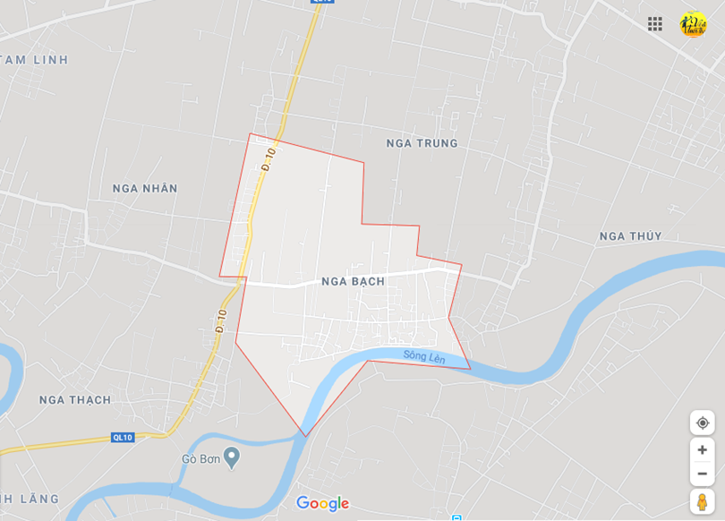 Hình ảnh vị trí địa lý tại Nga bạch, Nga sơn, Thanh hóa