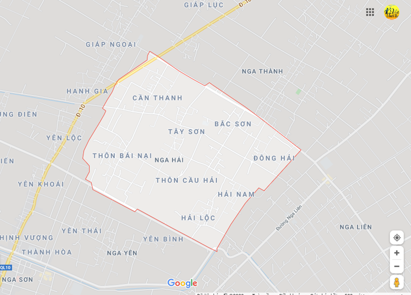 Hình ảnh vị trí địa lý tại Nga hải, Nga sơn, Thanh hóa