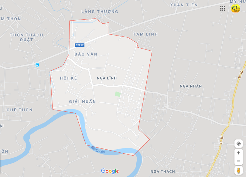 Hình ảnh vị trí địa lý tại Nga lĩnh, Nga sơn, Thanh hóa