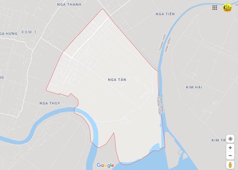 Hình ảnh vị trí địa lý tại Nga tân, Nga sơn, Thanh hóa