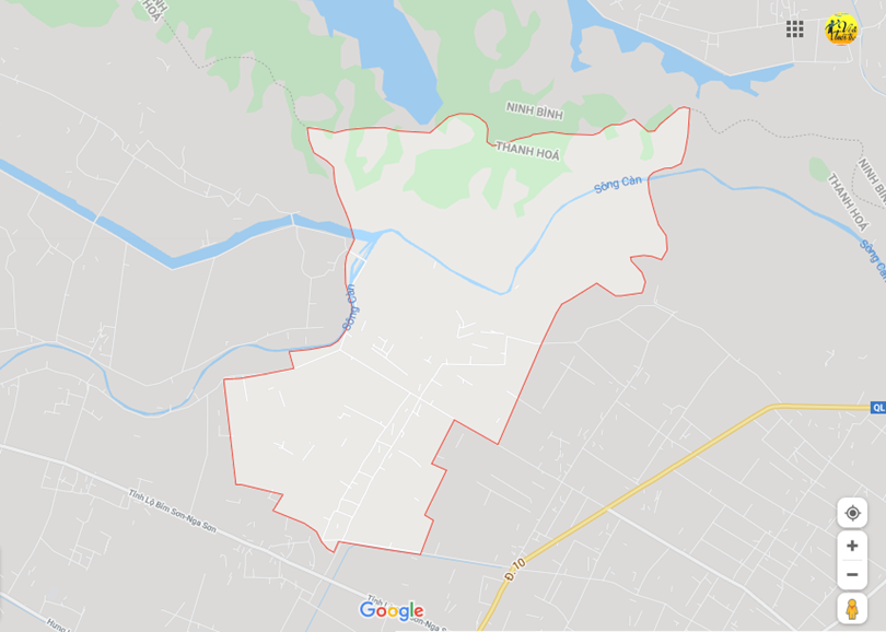 Hình ảnh vị trí địa lý tại Nga thiện, Nga sơn, Thanh hóa