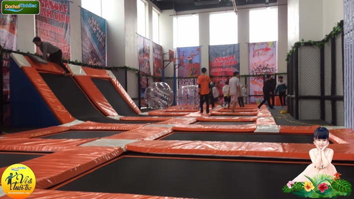 Khu vui chơi Ninja Sasuke độc đáo, mới lạ, hấp dẫn