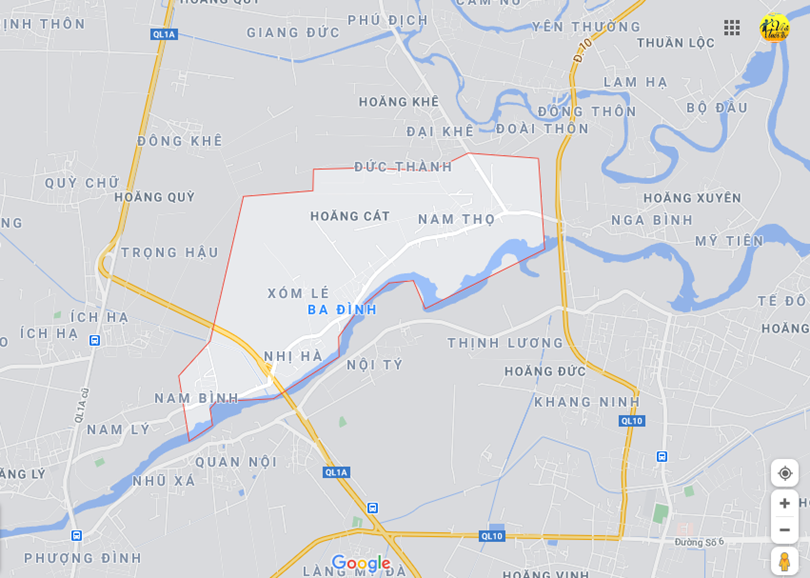 Hình ảnh vị trí địa lý tại Hoằng cát, Hoằng hóa, Thanh hóa