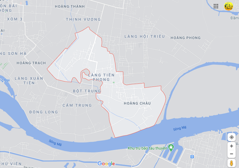 Hình ảnh vị trí địa lý tại Hoằng châu, Hoằng hóa, Thanh hóa