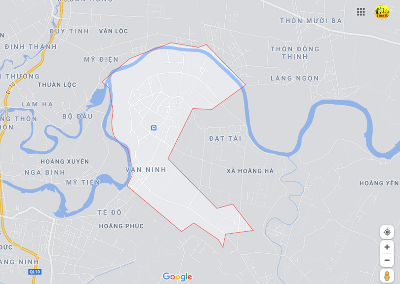 Hình ảnh vị trí địa lý tại Hoằng đặt, Hoằng hóa, Thanh hóa