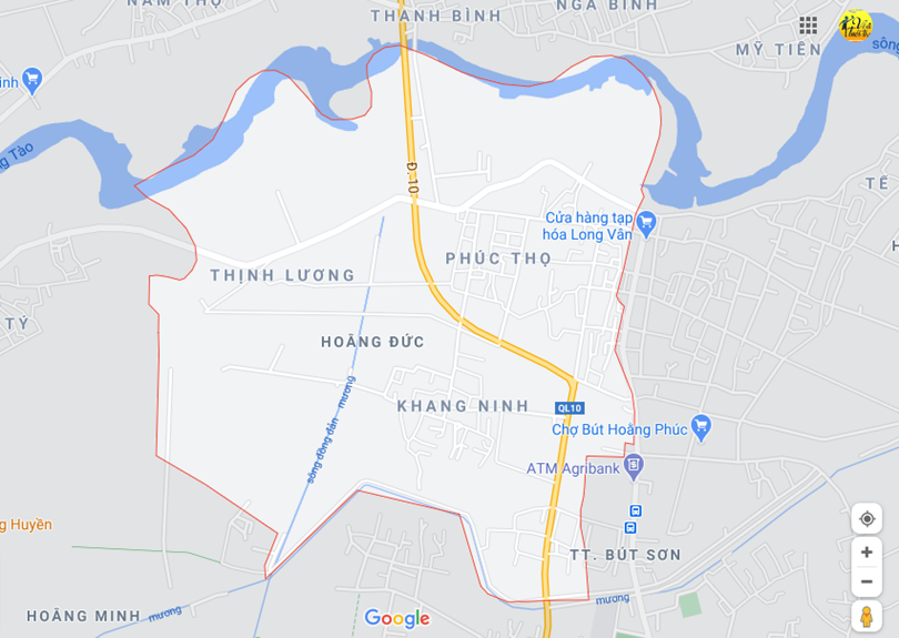 Hình ảnh vị trí địa lý tại Hoằng đức, Hoằng hóa, Thanh hóa