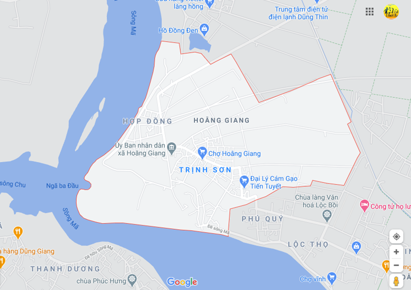 Hình ảnh vị trí địa lý tại Hoằng giang, Hoằng hóa, Thanh hóa​