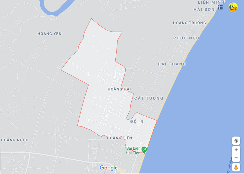 Hình ảnh vị trí địa lý tại Hoằng hải, Hoằng hóa, Thanh hóa