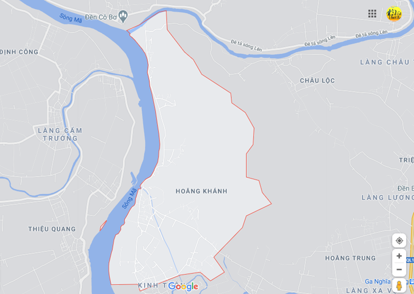 Hình ảnh vị trí địa lý tại Hoằng khánh, Hoằng hóa, Thanh hóa