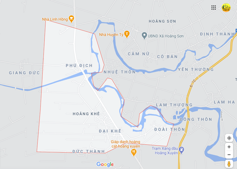 Hình ảnh vị trí địa lý tại Hoằng khê, Hoằng hóa, Thanh hóa