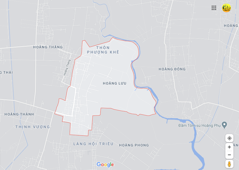 Hình ảnh vị trí địa lý tại Hoằng lưu, Hoằng hóa, Thanh hóa