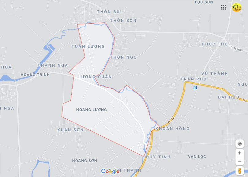 Hình ảnh vị trí địa lý tại Hoằng lương, Hoằng hóa, Thanh hóa