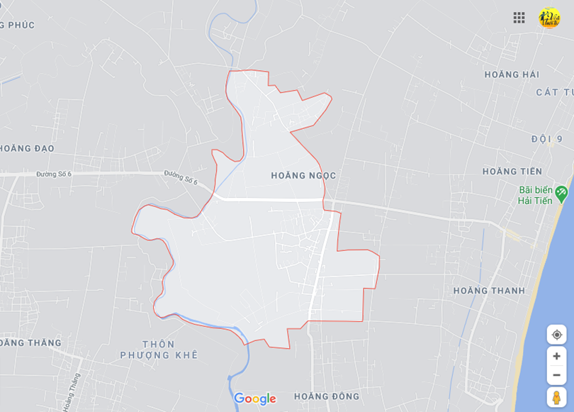 Hình ảnh vị trí địa lý tại Hoằng ngọc, Hoằng hóa, Thanh hóa