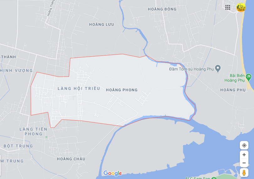 Hình ảnh vị trí địa lý tại Hoằng phong, Hoằng hóa, Thanh hóa