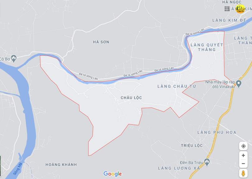 Ảnh vị trí địa lý tại Châu lộc, Hậu lộc, Thanh hóa