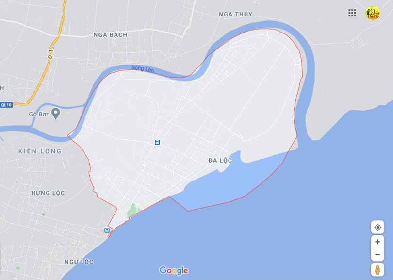 Ảnh vị trí địa lý tại Đa lộc, Hậu lộc, Thanh hóa