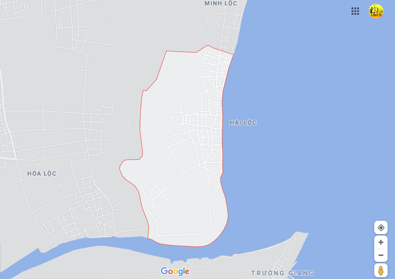 Ảnh vị trí địa lý tại Hải lộc, Hậu lộc, Thanh hóa