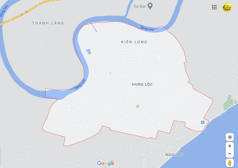 Ảnh vị trí địa lý tại Hưng lộc, Hậu lộc, Thanh hóa