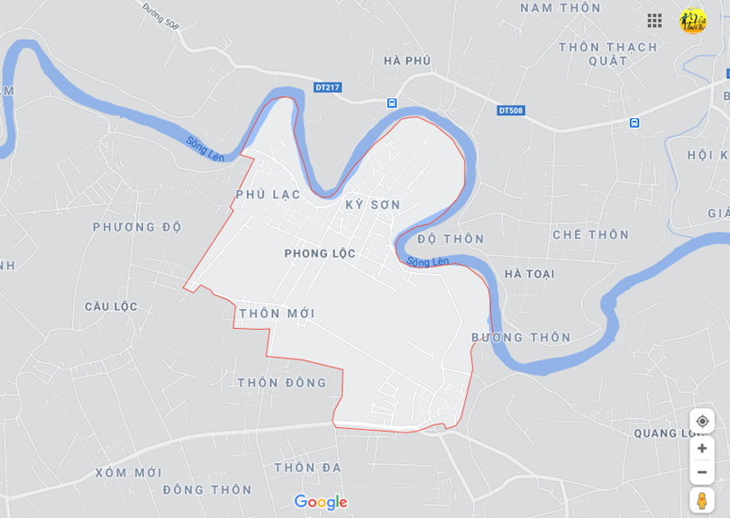 Ảnh vị trí địa lý tại Phong lộc, Hậu lộc, Thanh hóa