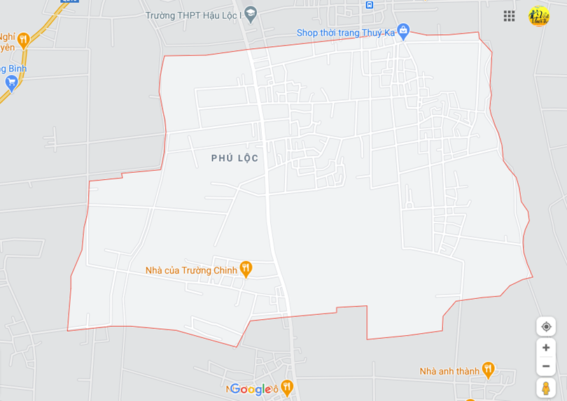 Ảnh vị trí địa lý tại Phú lộc, Hậu lộc, Thanh hóa